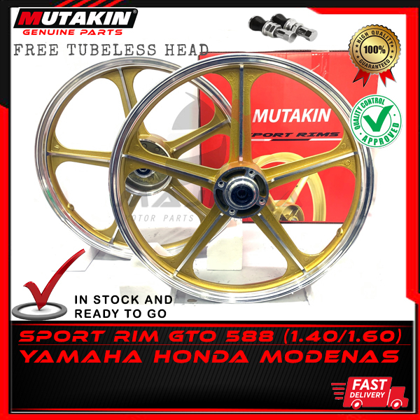 SPORT RIM 5L GTO 588 555 5 BATANG EX5 DREAM WAVE 100 WAVE 125 KRISS