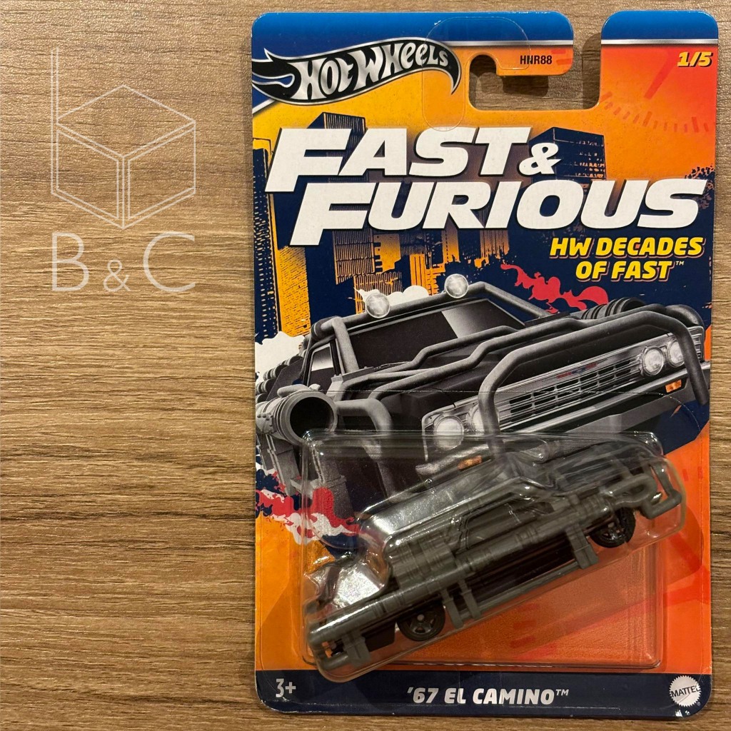 Hotwheels Hw Hot Wheels El Camino Fast Furious Hw Decades Of