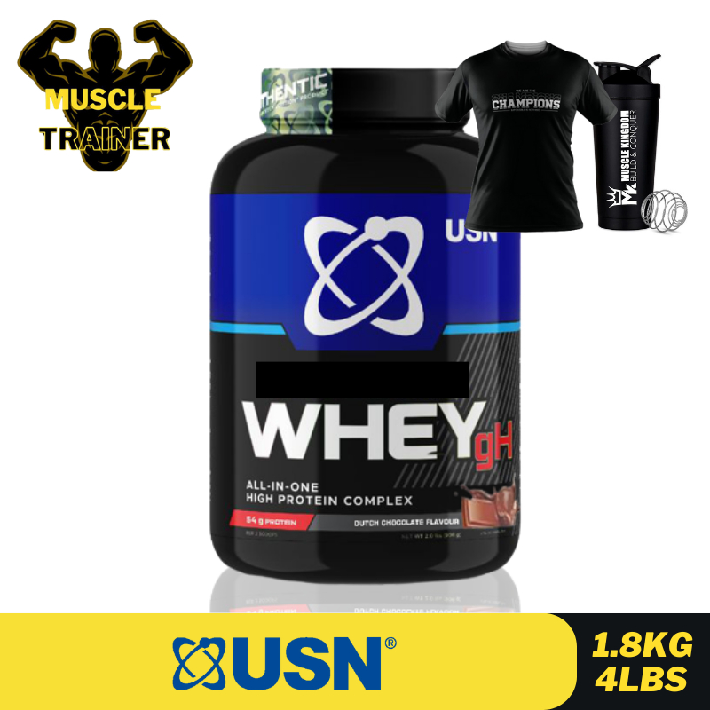 USN Hardcore Whey GH Muscle Halal Protein Powder USN Whey 54g Protein