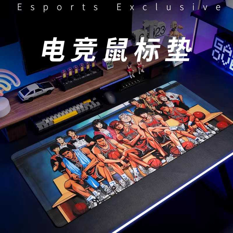 Hot Item Anime Gaming Mouse Pad One Piece Digimon Beach Hunterxhunter Shopee Malaysia