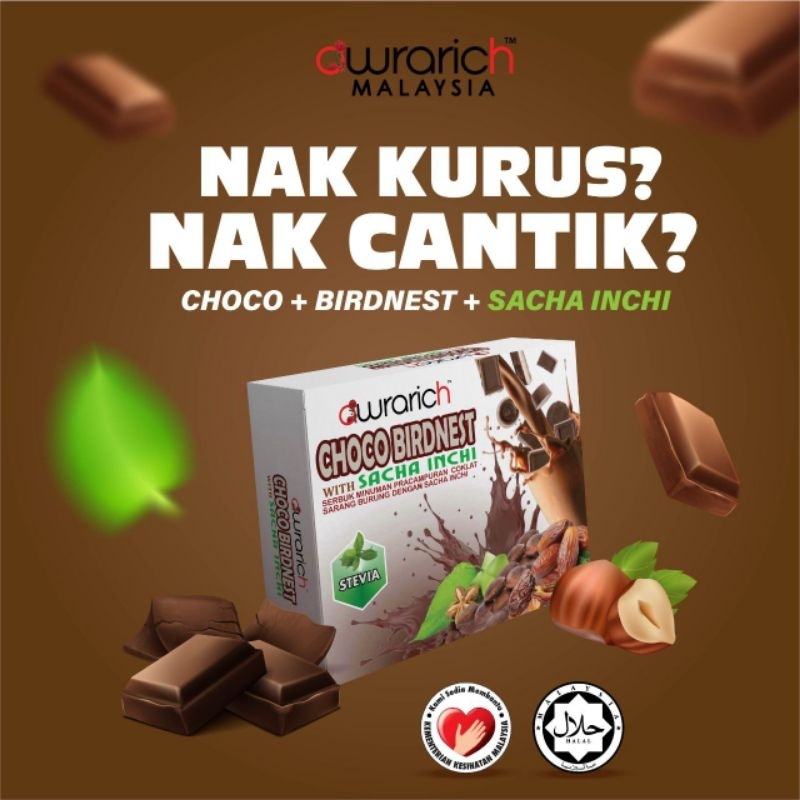 Choco Birdnest Tanpa Gula Nak Turunkan Berat Badan Wajib Minum