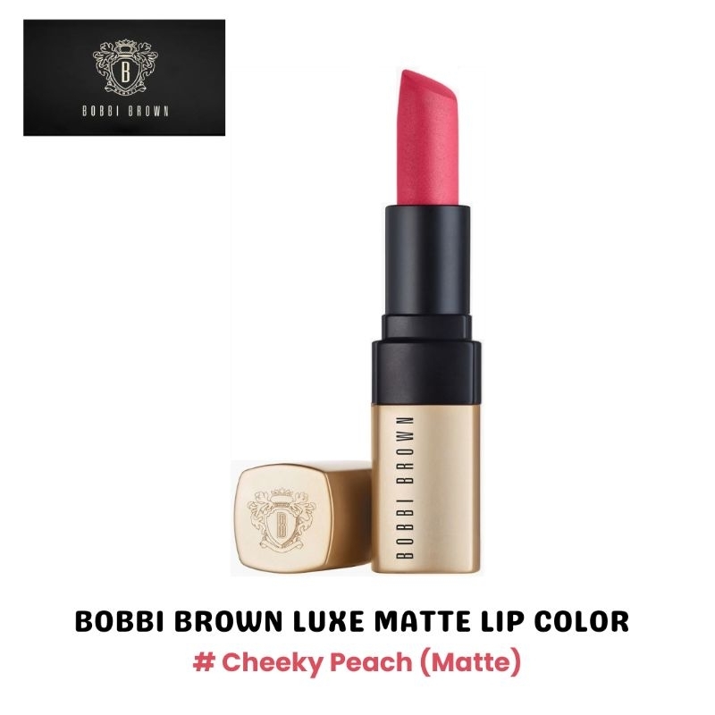 BOBBI BROWN Original Cheeky Peach Luxe Matte Lip Color Shopee Malaysia