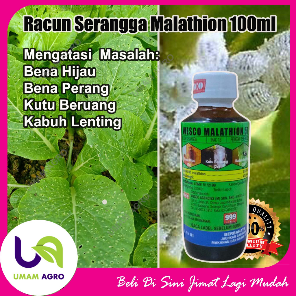 WESCO MALATHION 57 Racun Serangga 100ml Shopee Malaysia