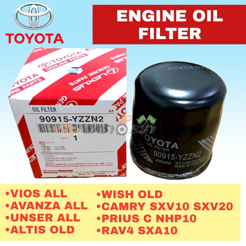 Original Toyota Engine Oil Filter 90915 YZZE1 90915 YZZN2 Camry