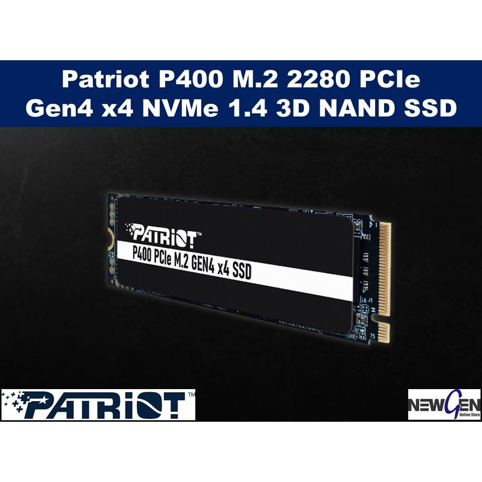 Patriot P M Pcie Gen X Nvme D Nand Ssd Shopee Malaysia