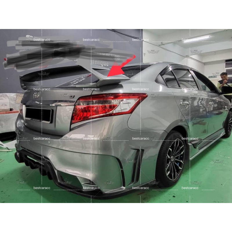 TOYOTA VIOS NCP150 2013 GALAXY X SPOILER NO PAINT Shopee Malaysia