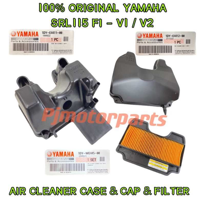 SRL115Fi SRL115 Fi V1 V2 100 ORIGINAL YAMAHA AIR CLEANER CASE 1 CAP