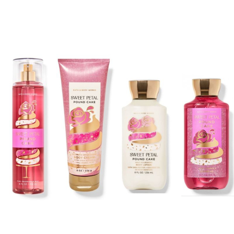 Sweet Petal Pound Cake By Bath And Body Works Bbw Shopee Malaysia