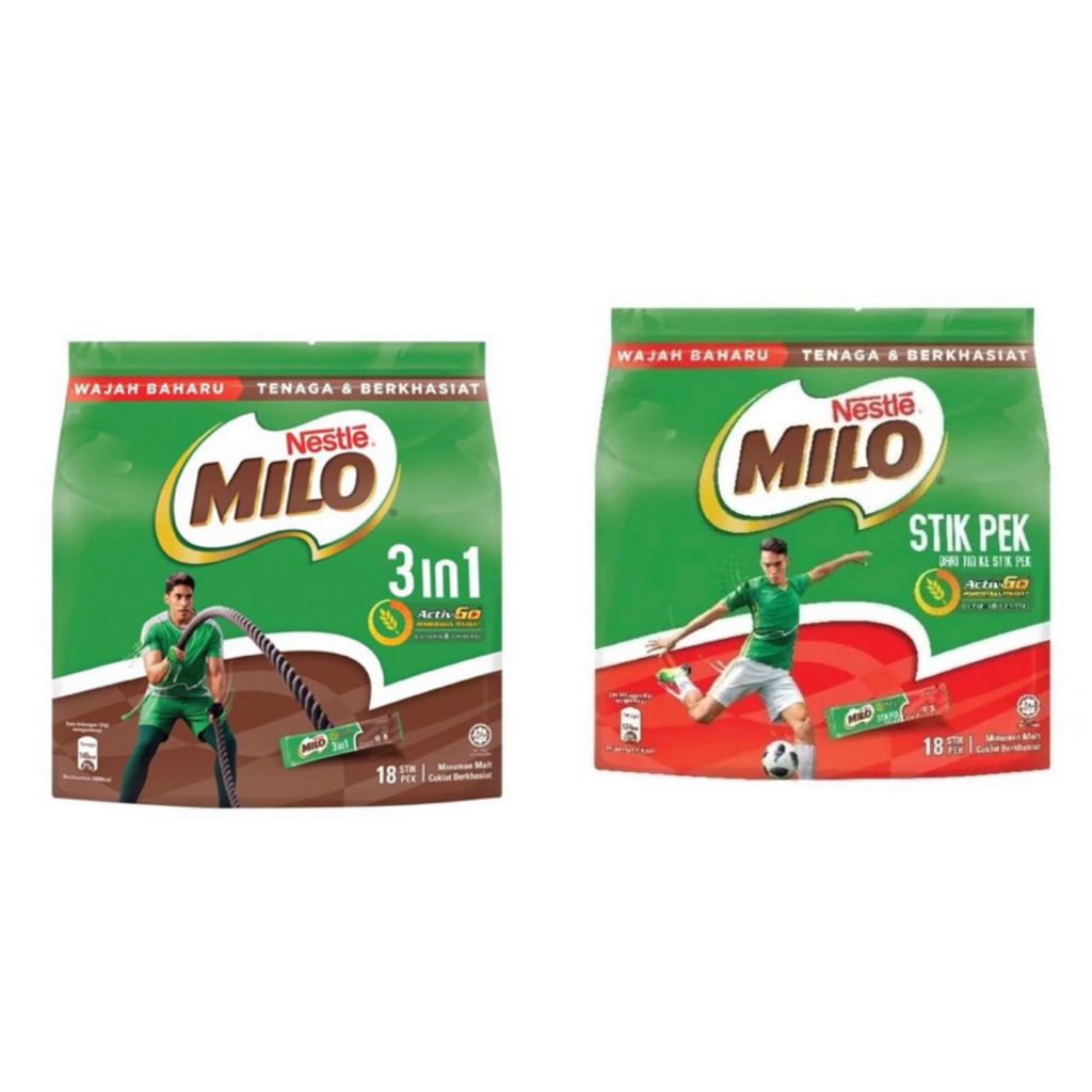 WM Free Shipping Nestle MILO 3 In 1 Activ Go Stick Pack