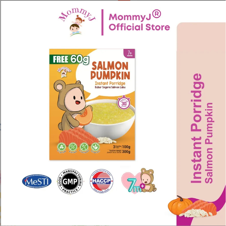 Mommyj Organic Pure Rice Cereal Instant Porridge Halal Certified