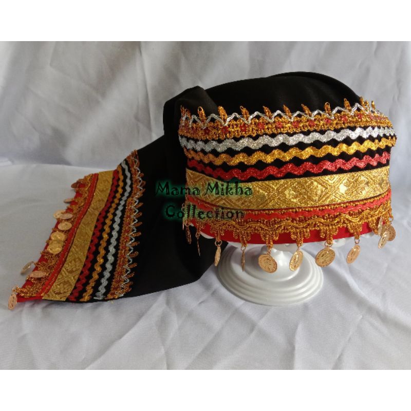 Tukou Topi Tradisional Moden Bidayuh Singai Borneo Sarawak Headgear