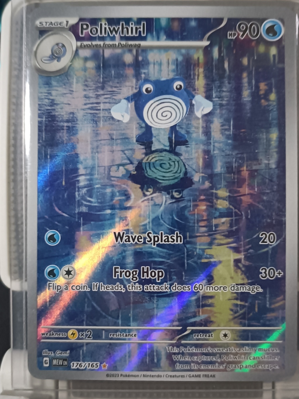 Poliwhirl 176 165 AR Pokemon Card Japanese Pokemon Card 151 SV2a