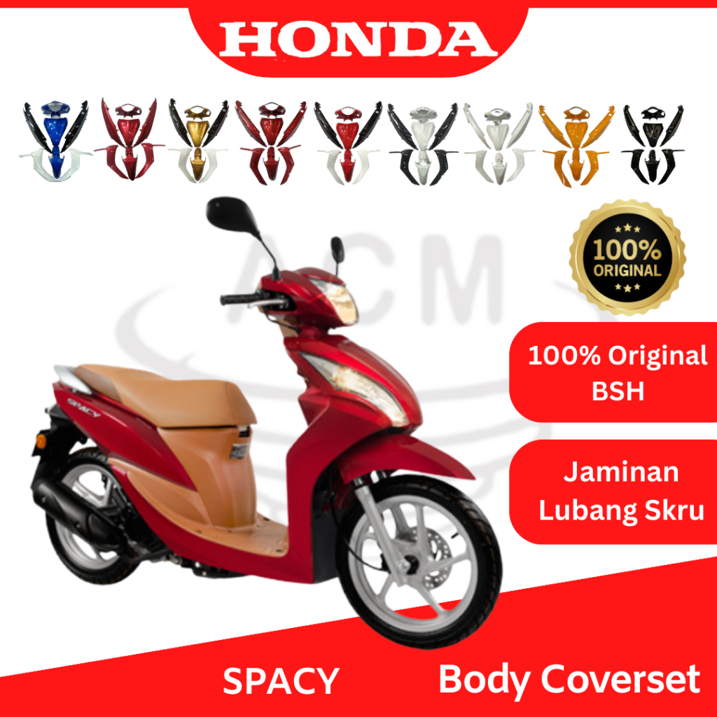 Honda Spacy Original Bsh Full Body Cover Set Coverset Color Parts