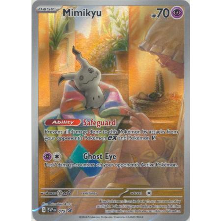 Pokemon Card Tcg Paldean Fates Mimikyu Svp Illustration Rare