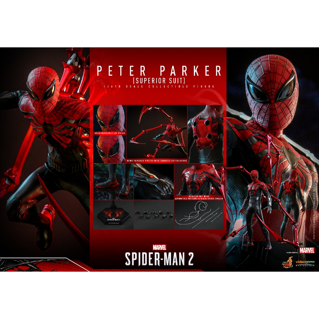 Hot Toys P O VGM61 Marvel S Spider Man 2 1 6th Scale Peter Parker
