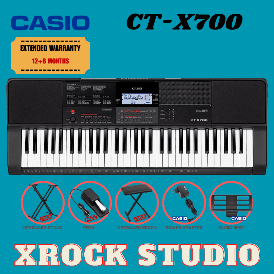 Casio Ct X Keys Keyboard With Keyboard Stand Piano Bench