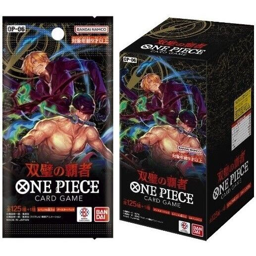 One Piece TCG OP 06 Wings Of Captain Booster Box Bandai Japan Shopee