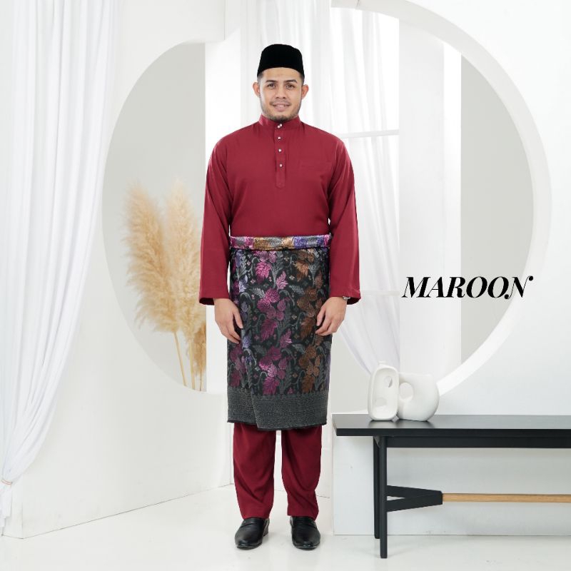 READY STOCK NEW ARRIVALS SALE RAYA 2024 BAJU MELAYU SLIM FIT DEWASA