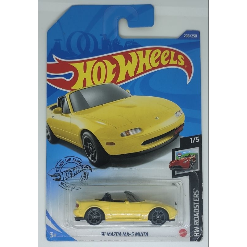 Hot Wheels Mazda MX 5 Miata Yellow Shopee Malaysia