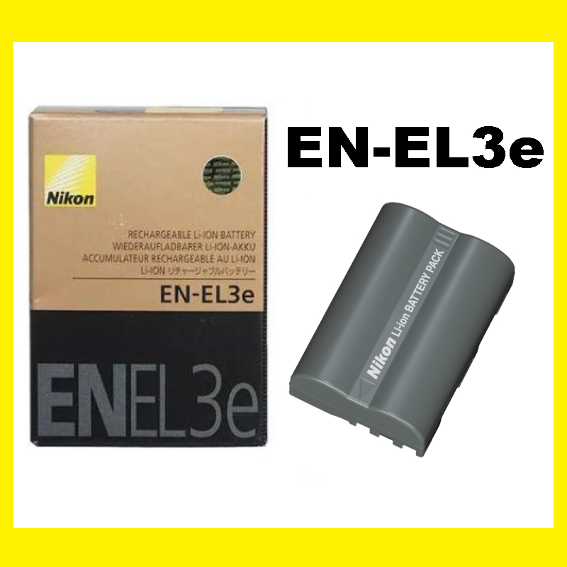 EN EL3e ENEL3e Rechargeable Battery Pack Nikon 7 4V 1500mAh Camera