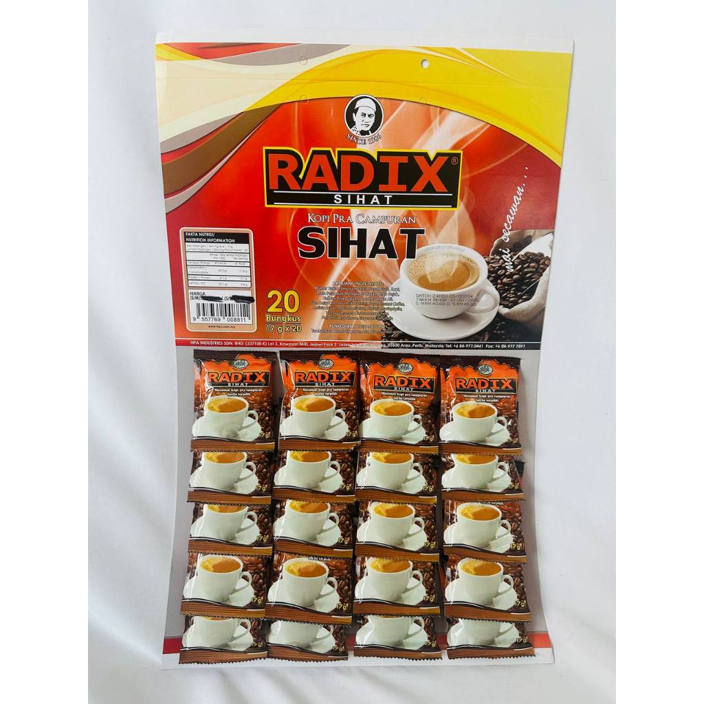 RADIX SIHAT 20 SACHETS COFFEE HPA ORIGINAL Shopee Malaysia