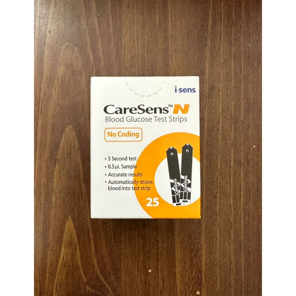 Caresens N Blood Glucose Test Strips S No Coding Shopee Malaysia