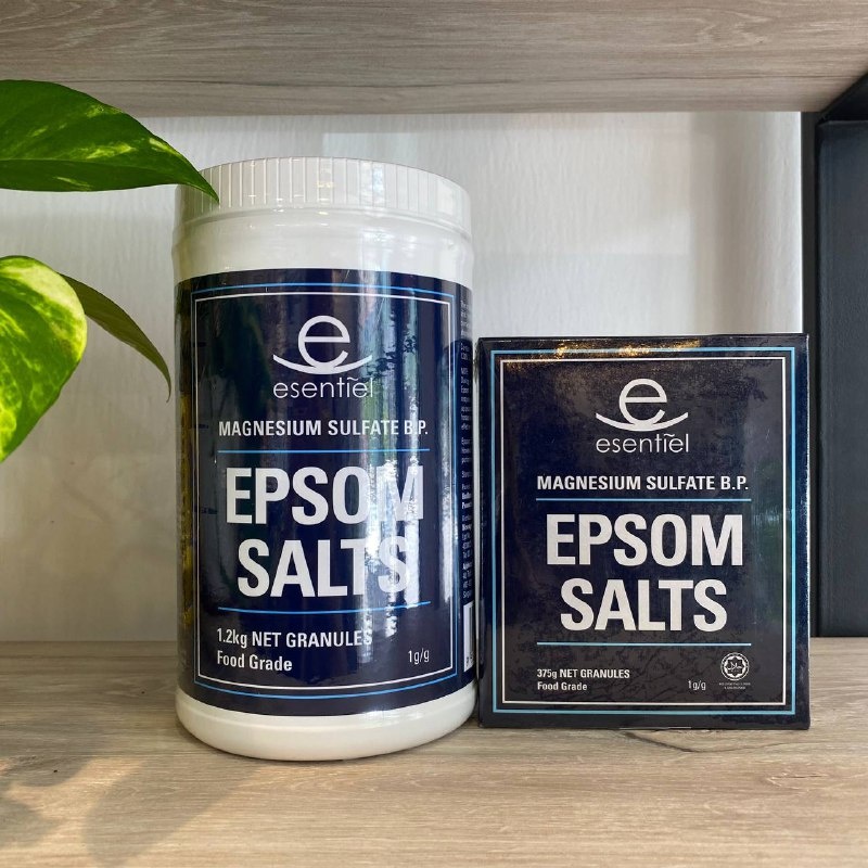 Esentiel Epsom Salts 375g 1 2kg Shopee Malaysia