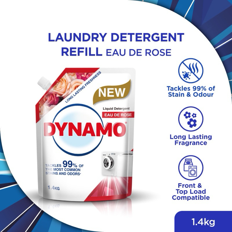 Dynamo Detergent Refill Eau De Rose Kg Shopee Malaysia