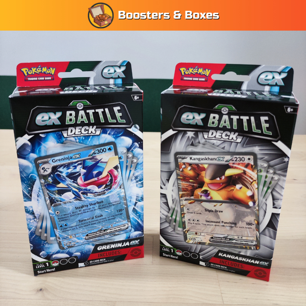 Pokémon TCG Greninja ex Kangaskhan ex Battle Deck Shopee Malaysia