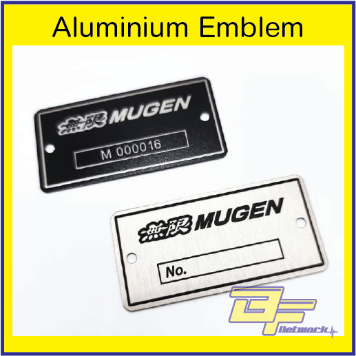 Emblem Mugen Aluminium Emblem Jdm Shopee Malaysia