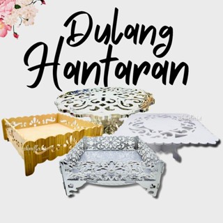 Dulang Hantaran Perkahwinan Gift Tray Nikah Kahwin Diy White Tray