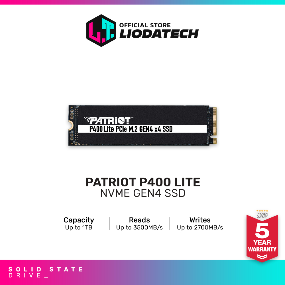 Patriot P400 Lite PCIe Gen 4 M 2 NVMe SSD 1TB 2TB Shopee Malaysia