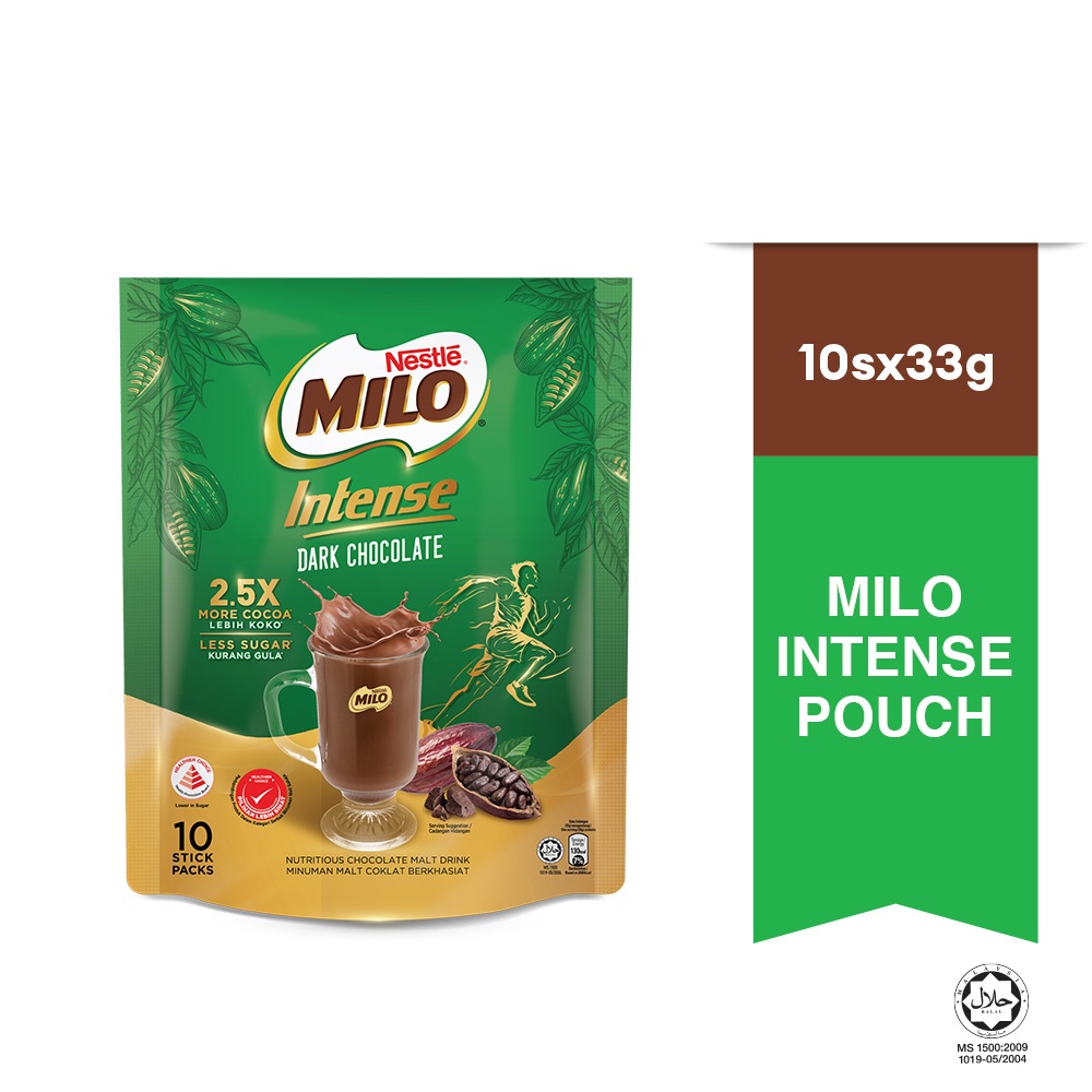 MILO Intense Dark Chocolate 10 Sticks 33g Shopee Malaysia