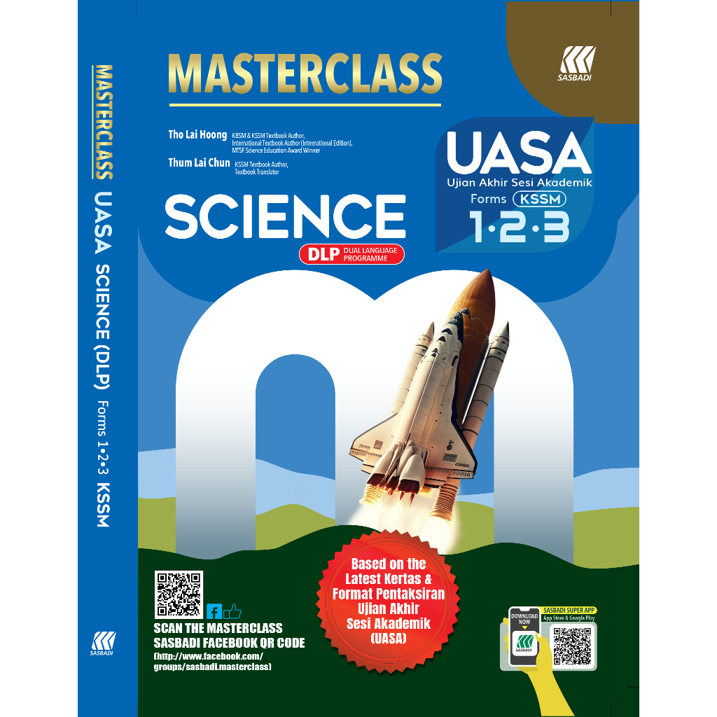 Pmbook Sasbadi Masterclass Uasa Kssm Tingkatan Buku Rujukan