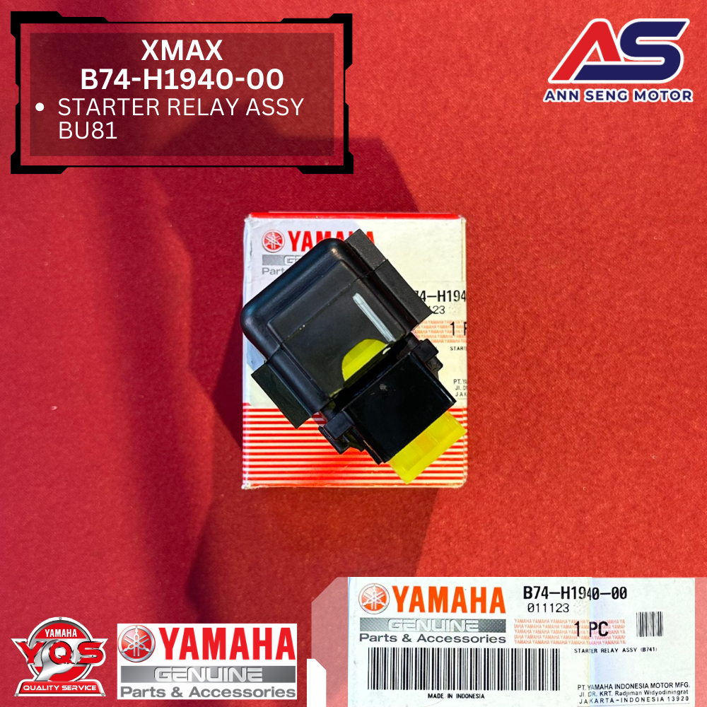 YAMAHA XMAX250 STARTER RELAY ASSY BU81 ORIGINAL B74 H1940 00 Shopee