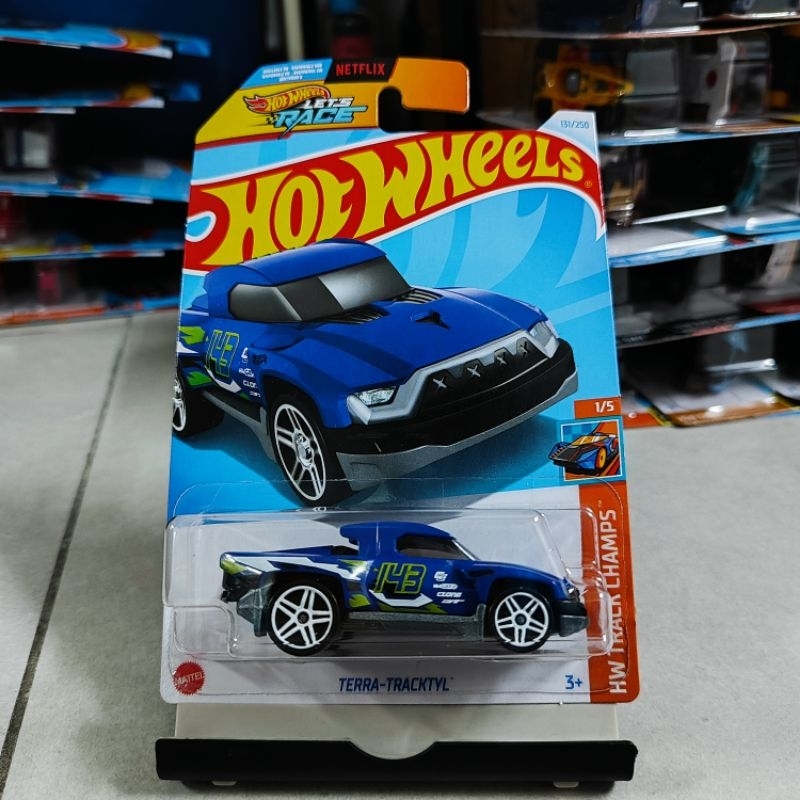 Hot Wheels Terra Tracktyl Blue Shopee Malaysia