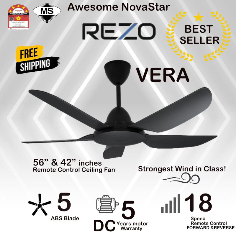 REZO New2024 VERA 56 42 Casta 56 Inches DC Motor 9 Speed Baby