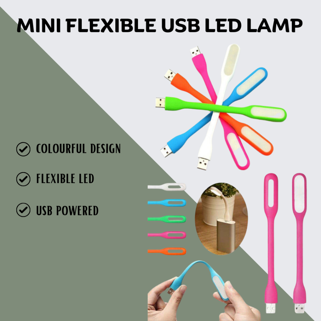 Mini Flexible Usb LED Usb Light Lamp Camping Table Lamp Gadgets Light