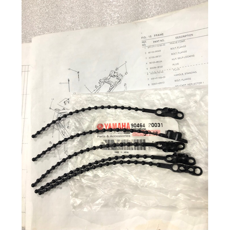 Yamaha Rxz Clam Wiring Original Japan X Pcs Shopee Malaysia