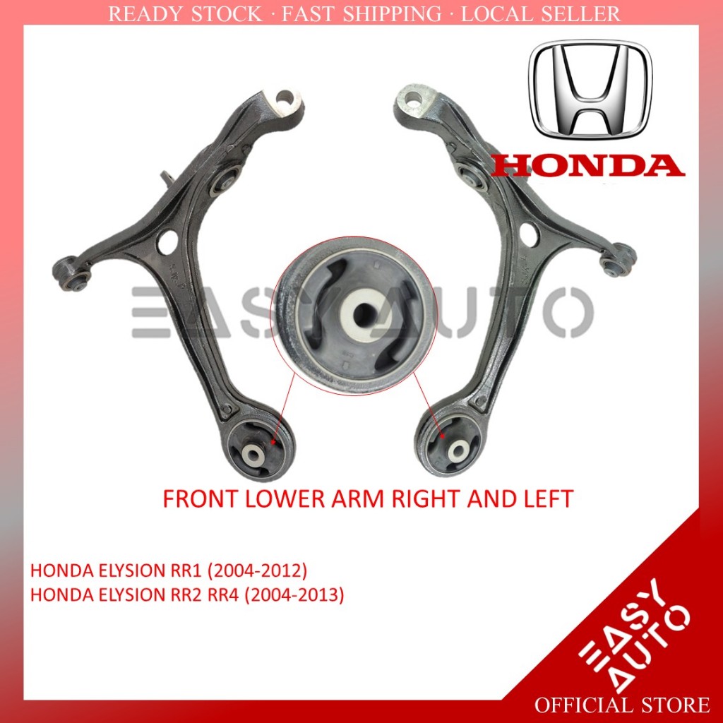 1SET 2 PIECES HONDA ELYSION RR1 RR2 RR4 FRONT LOWER ARM RIGHT AND