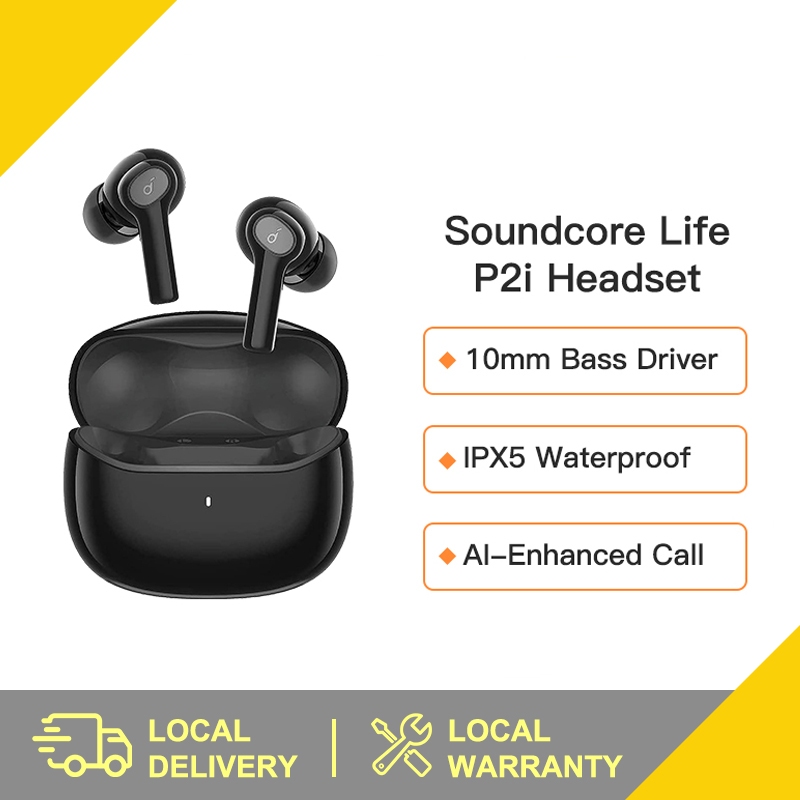 Soundcore Anker Life P2i True Wireless Earbuds AI Enhanced Calls 10mm