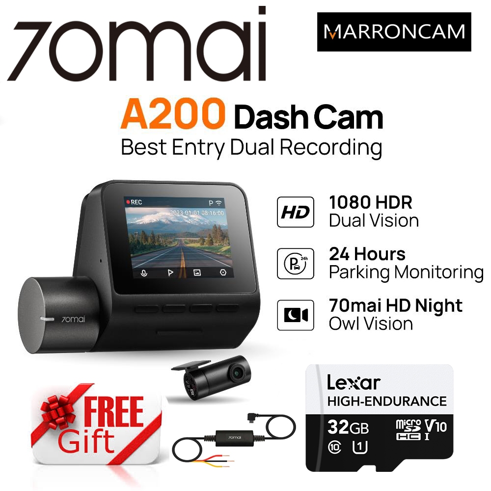 Mai Dashcam A Dual Channel P Full Hd Hdr H Parking