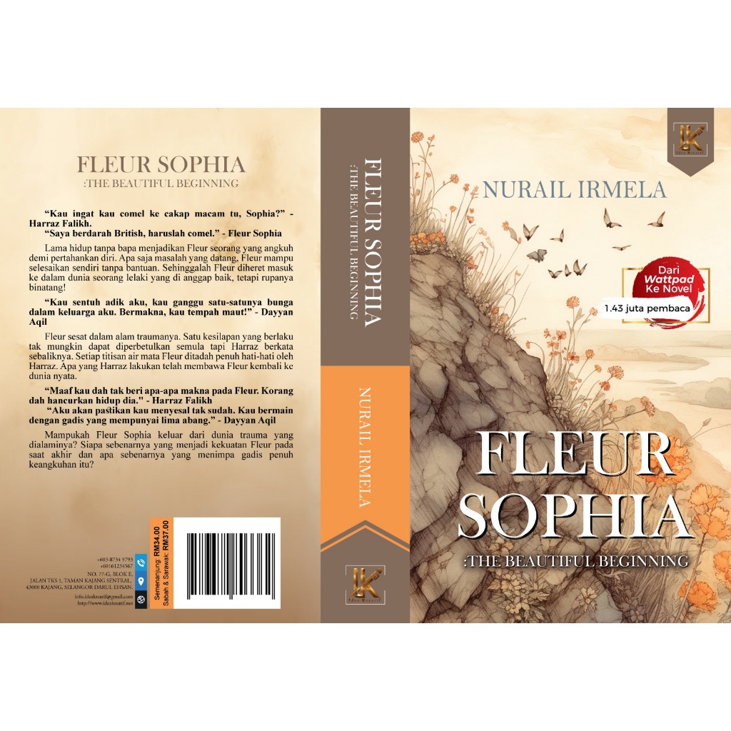 READY STOK FLEUR SOPHIA BY NURAIL IRMELA NOVEL TERBITAN IDEA