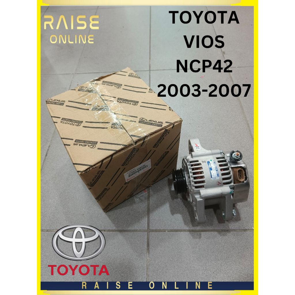 Original Toyota Vios Ncp Alternator