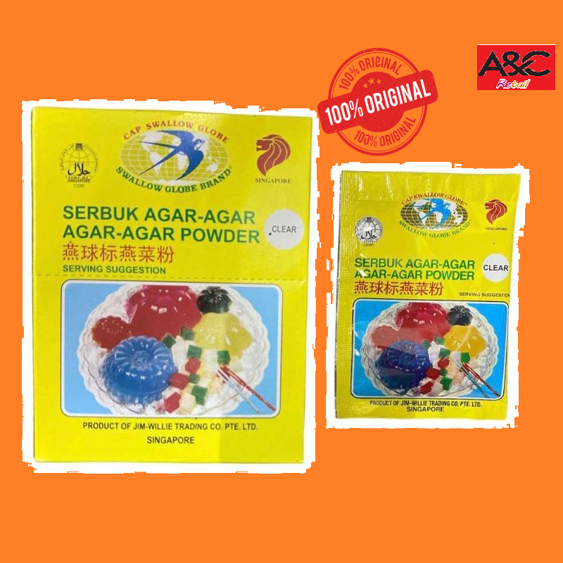 Cap Swallow Globe Serbuk Agar Agar Clear G Shopee Malaysia