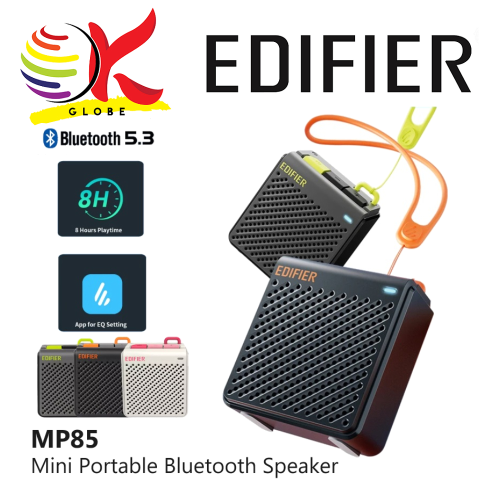 EDIFIER MP85 MINI PORTABLE BLUETOOTH SPEAKER WITH BLUETOOTH V5 3