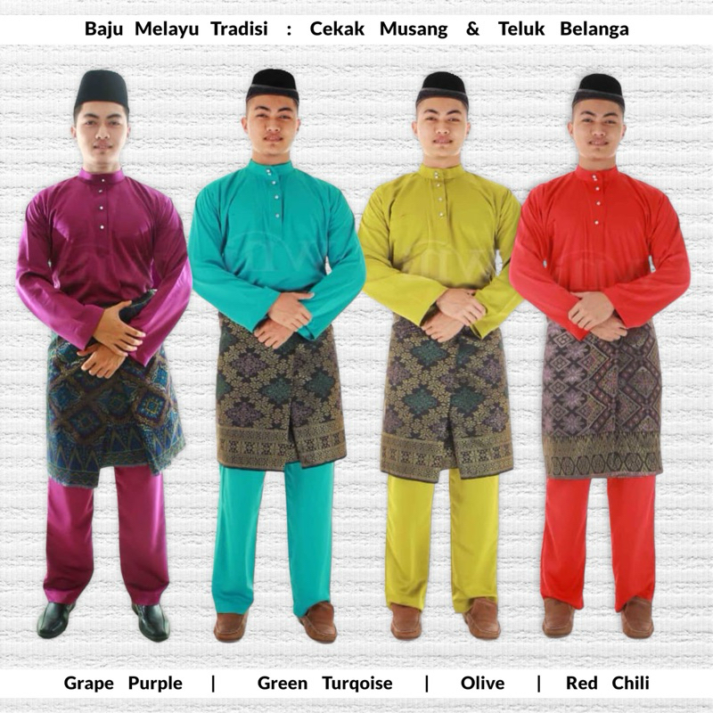 Saiz Remaja Xl Baju Melayu Raya Baju Melayu Tradisi