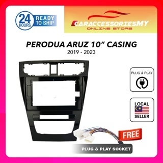 Perodua Aruz 10 Inch Car Android Player Casing With Socket Plug And