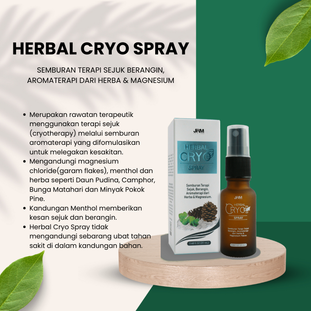 Jrm Holistik Herbal Cyro Spray Shopee Malaysia