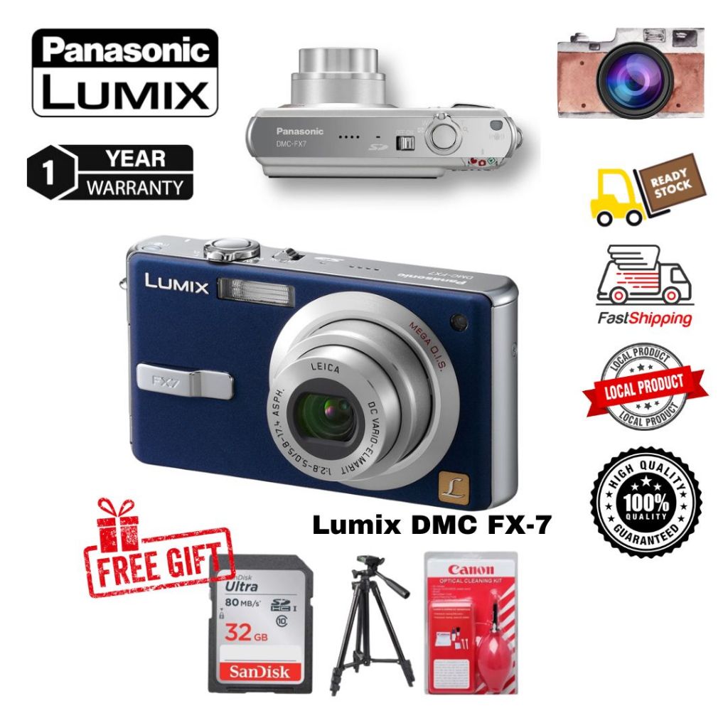 Panasonic Lumix Dmc Fx Mp Vintage Leica Digital Camera Year